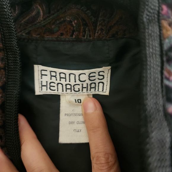 Vintage Frances Henaghan Victorian Style Jacket - Picture 4 of 5